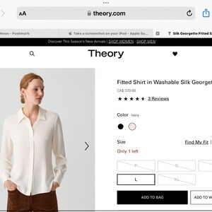 Beautiful Theory Silk Shirt